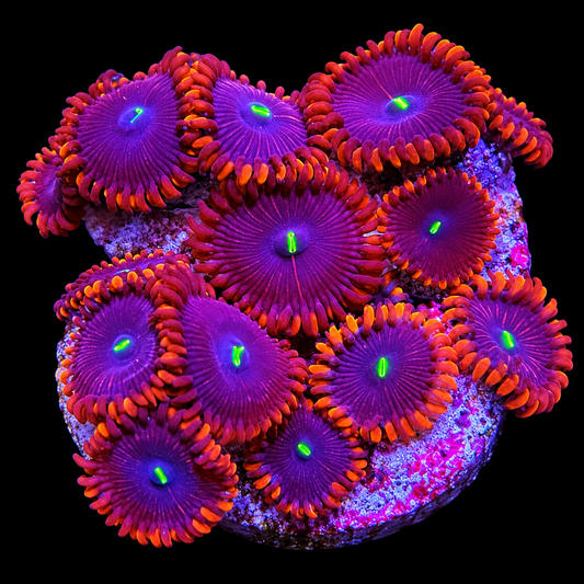 Purple People Eaters Zoanthids Coral